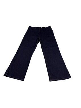 Vici Large Dark Wash Denim Pants Straight-Leg Style Great Stretch (Z560)